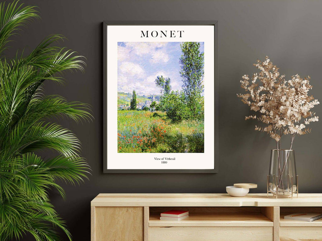 "Claude Monet - Vue de Vétheuil Poster"