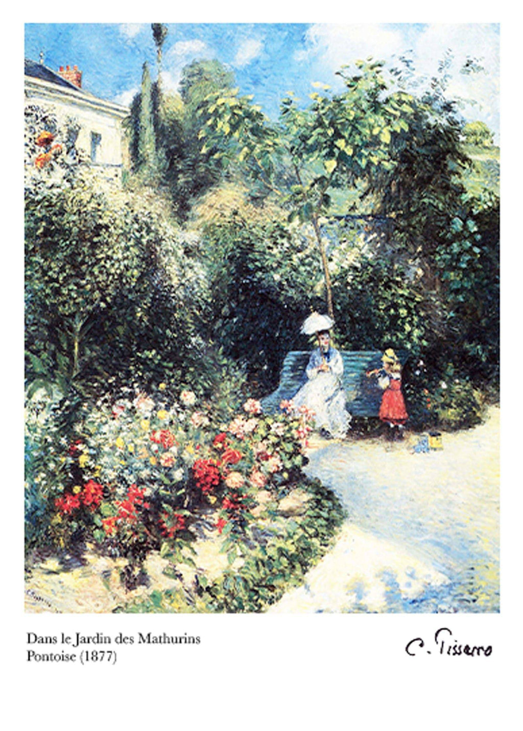 "Camille Pissarro - Dans Le Jardin des Mathurins Poster"