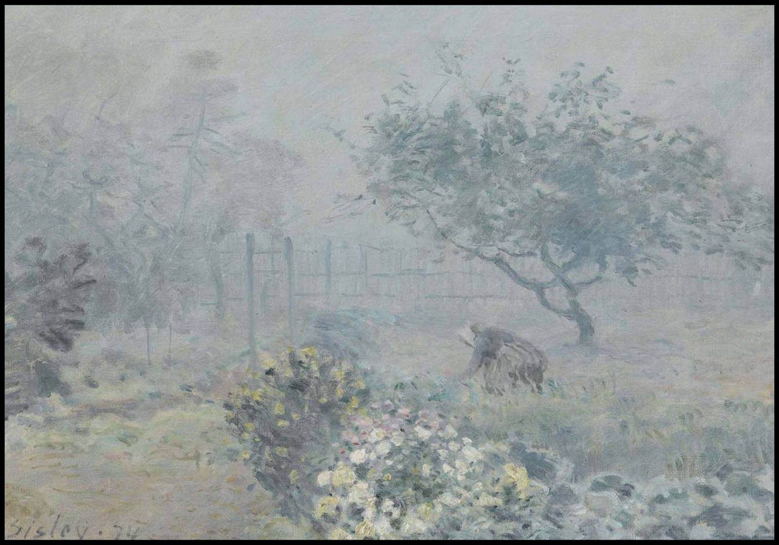 "Alfred Sisley - Fog Voisins - Hakyarts"