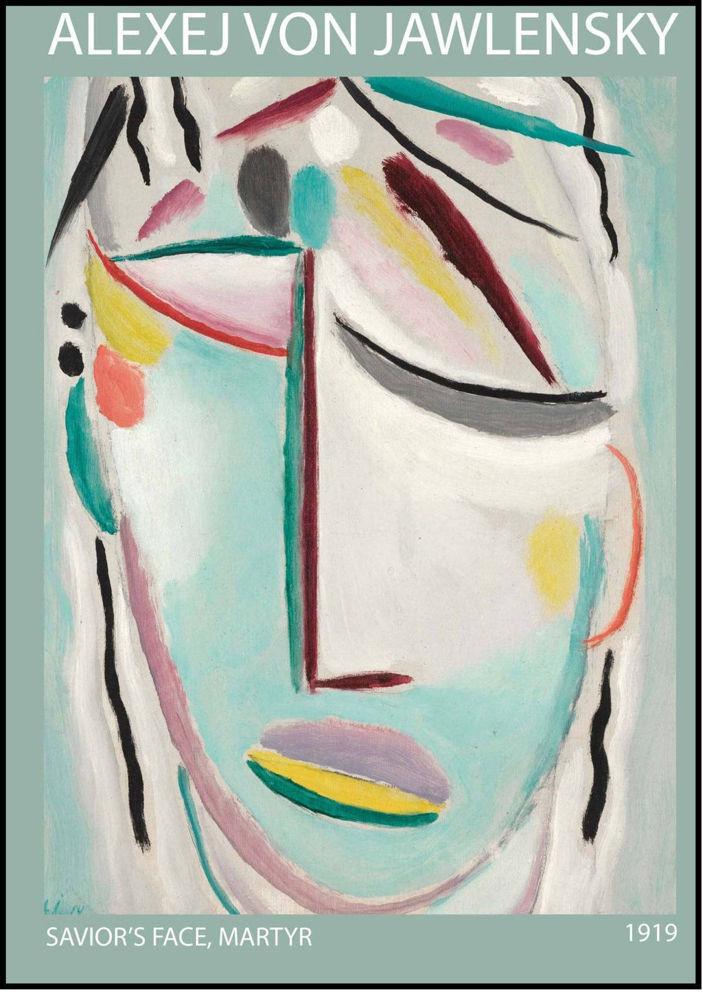 "Alexej von Jawlensky - Saviour's face Martyr Poster"