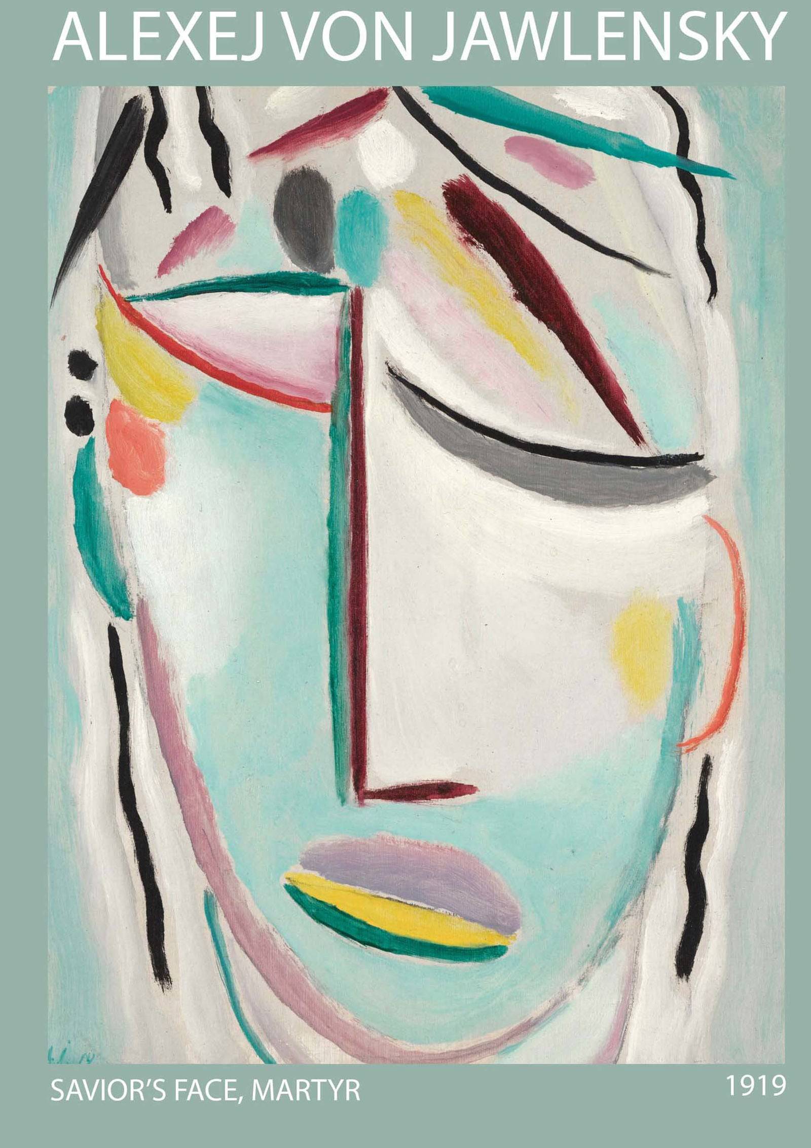 "Alexej von Jawlensky - Saviour's face Martyr Poster"