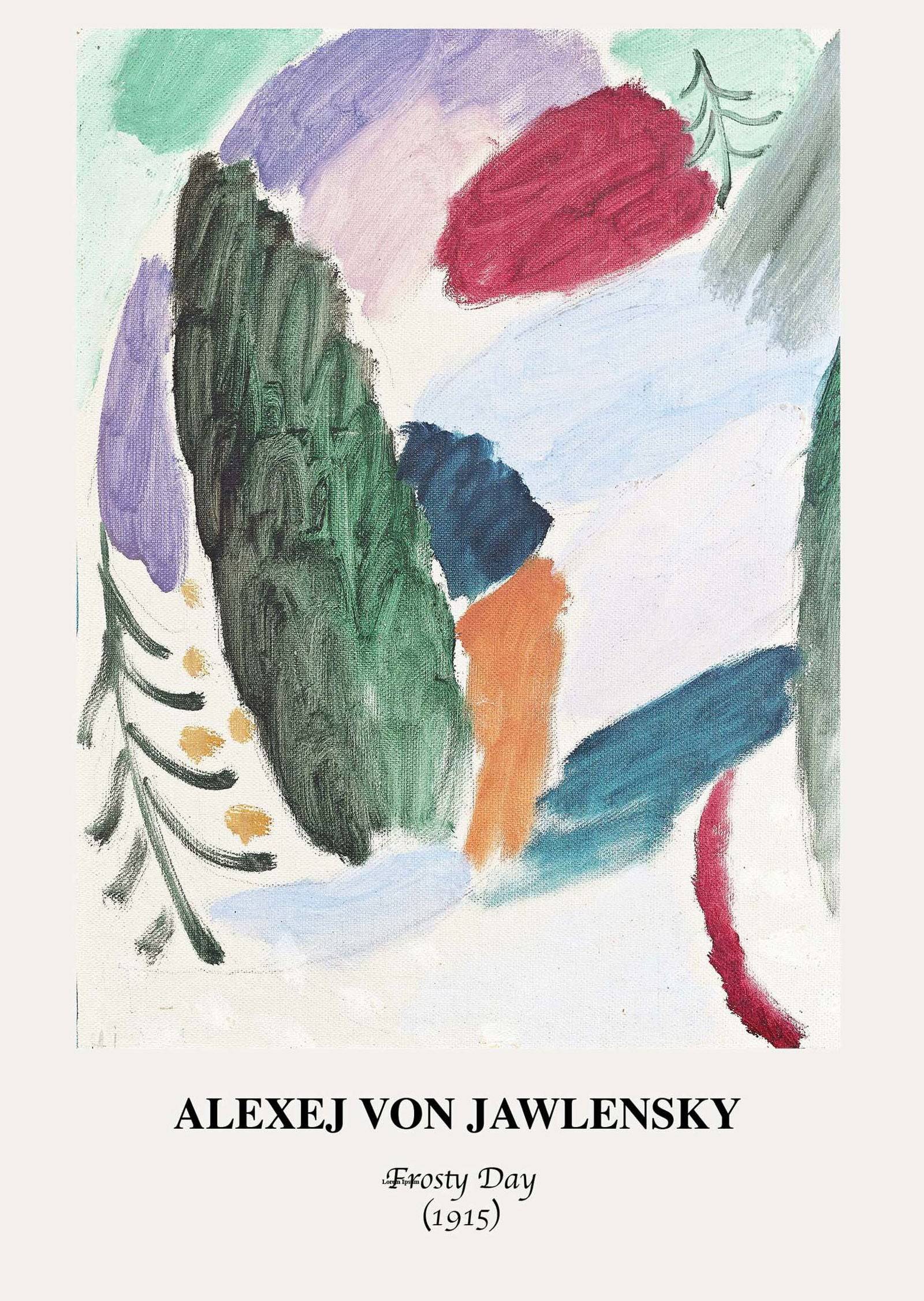 "Alexej von Jawlensky - Frosty Day Poster"