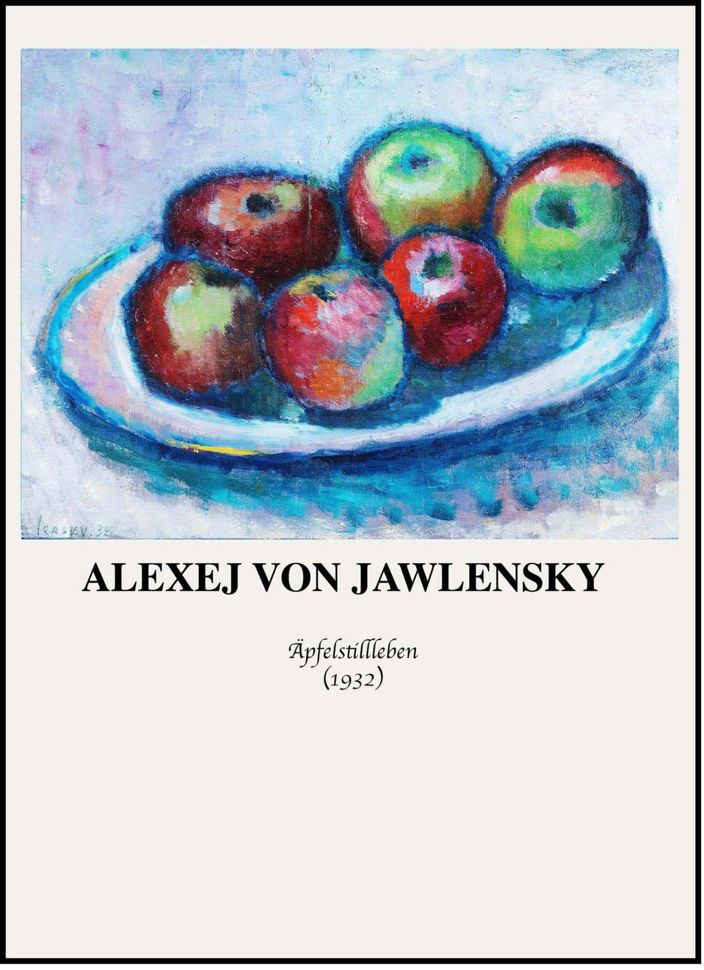 "Alexej von Jawlensky - Plate of Apples Poster"