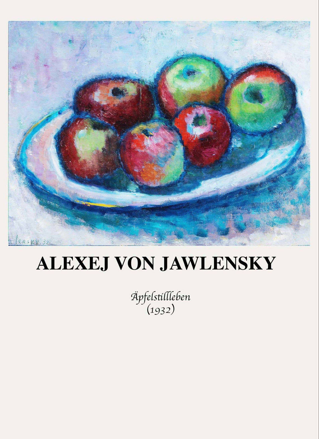 "Alexej von Jawlensky - Plate of Apples Poster"