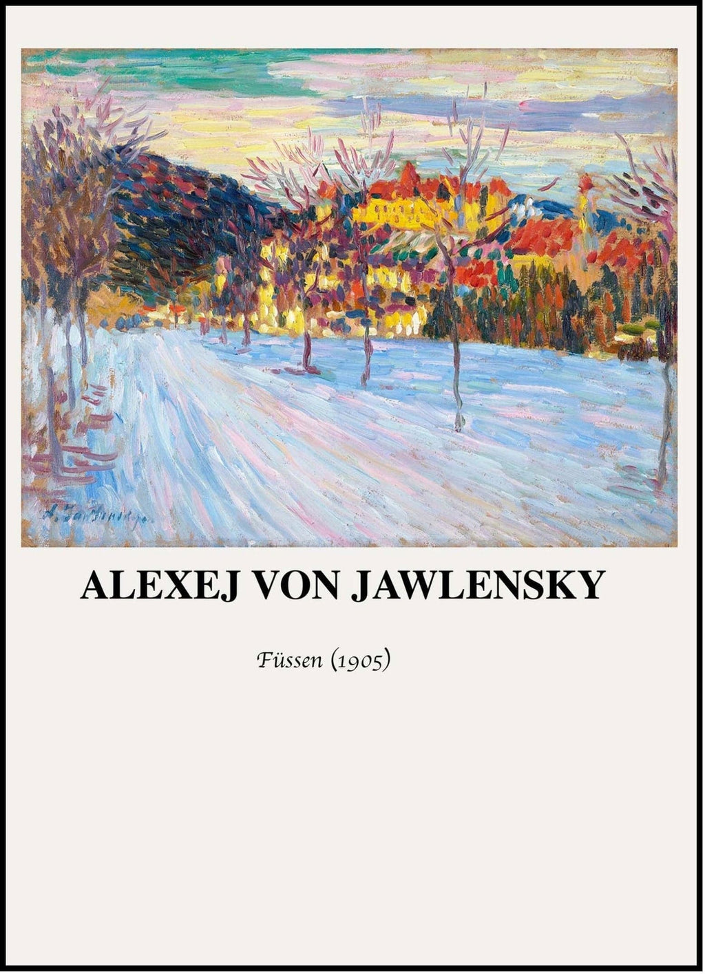 "Alexej von Jawlensky - Füssen Poster"