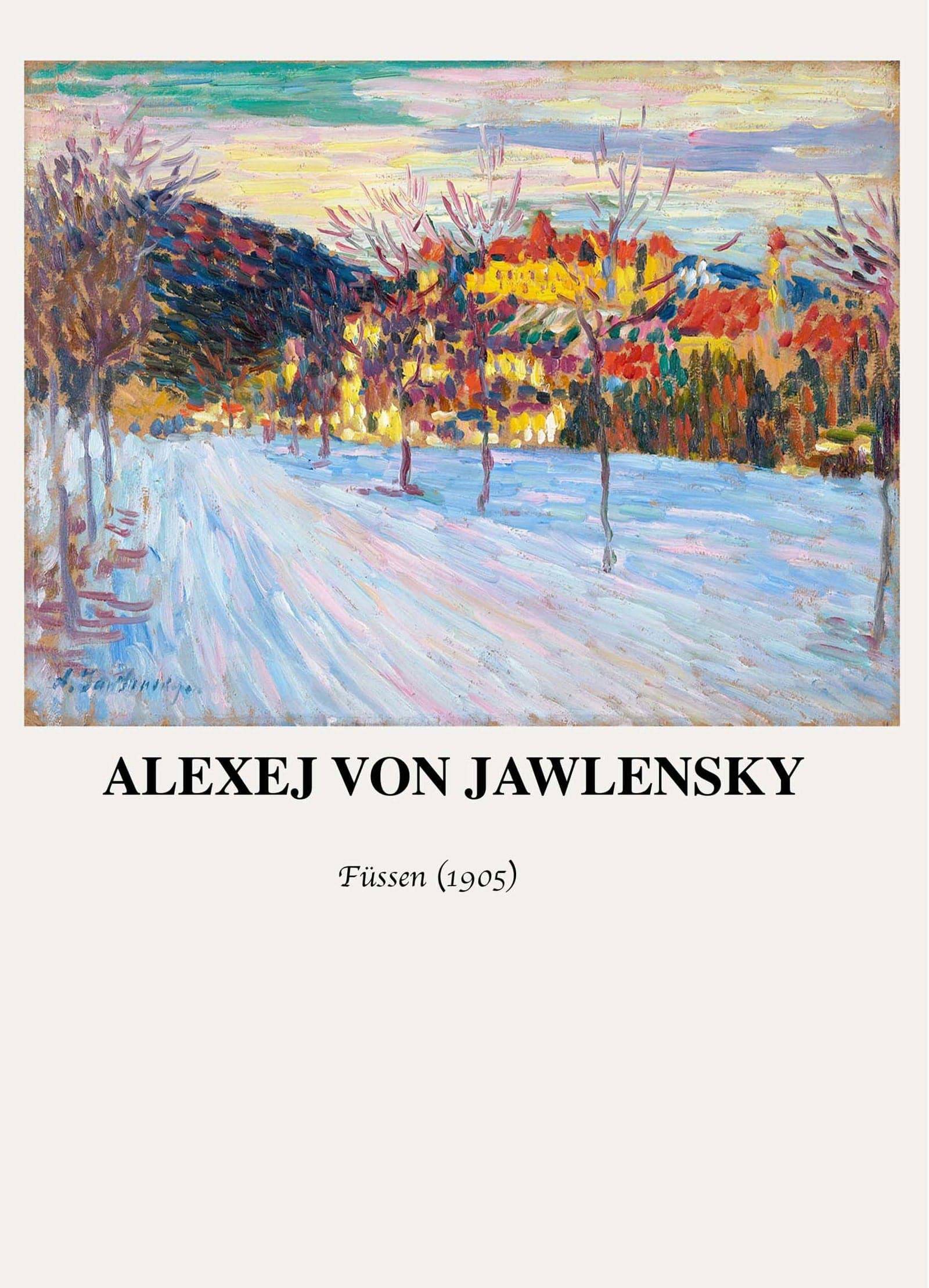 "Alexej von Jawlensky - Füssen Poster"