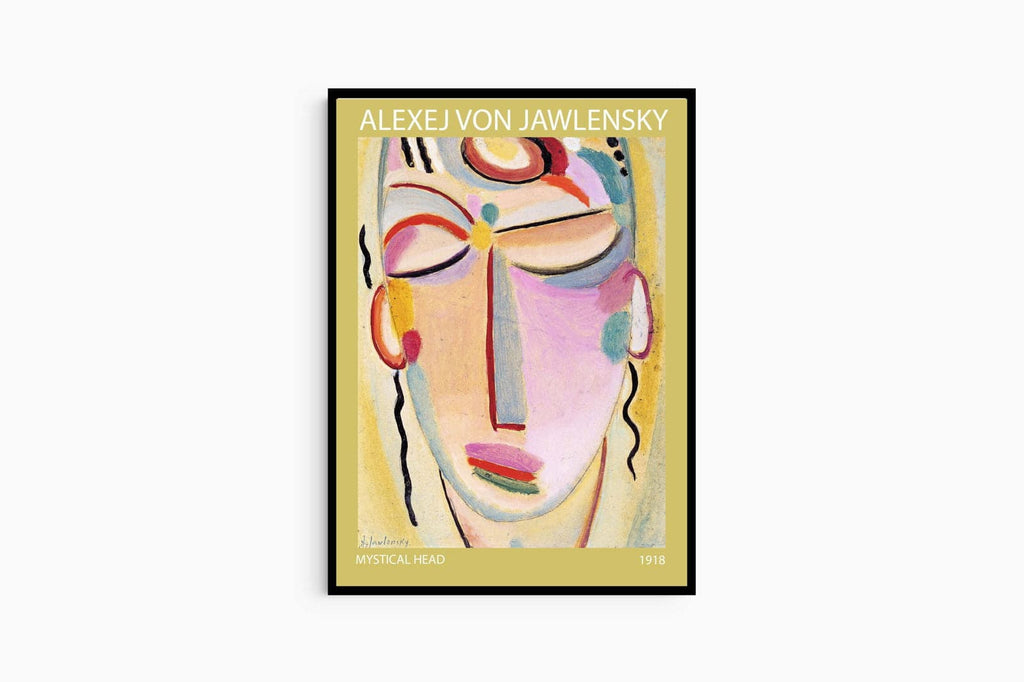 "Alexej von Jawlensky - Mystical head Meditation Poster"