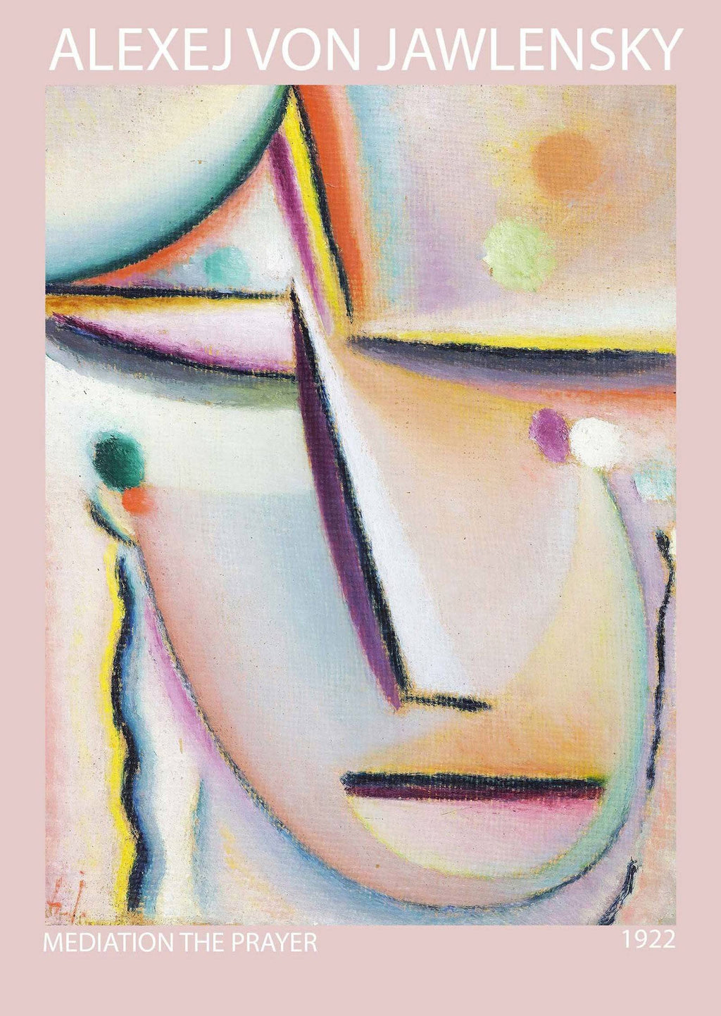 "Alexej von Jawlensky - Abstract Head Mediation The Prayer Poster"