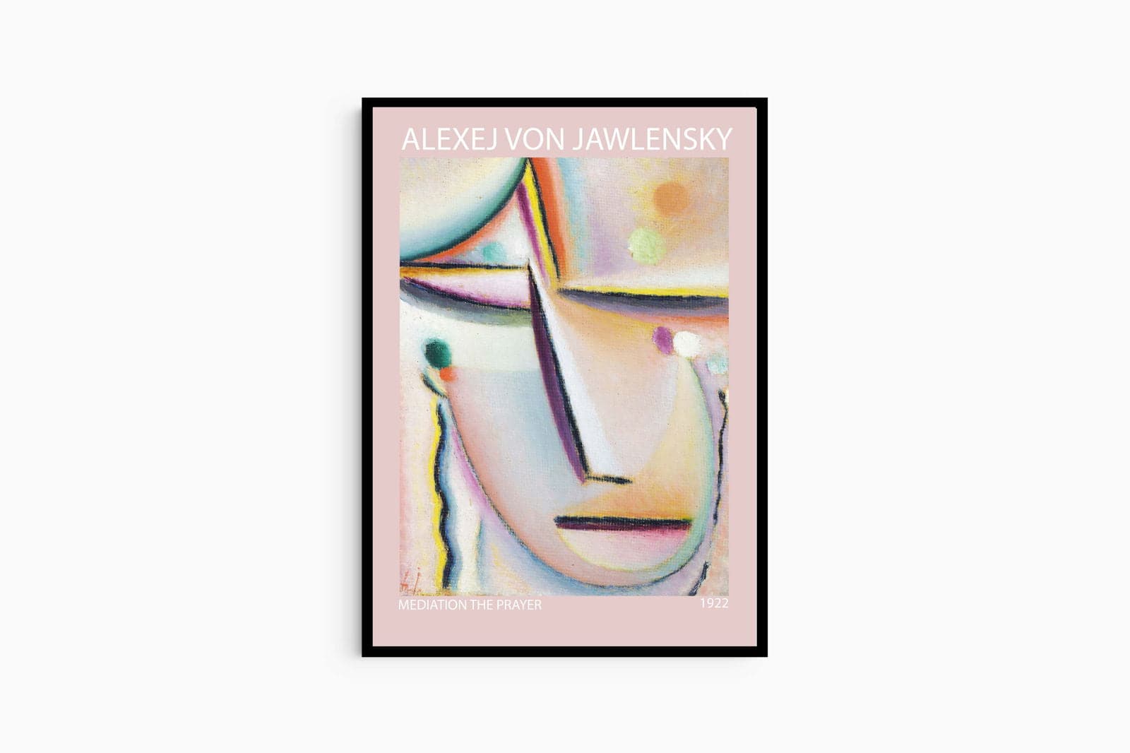 "Alexej von Jawlensky - Abstract Head Mediation The Prayer Poster"