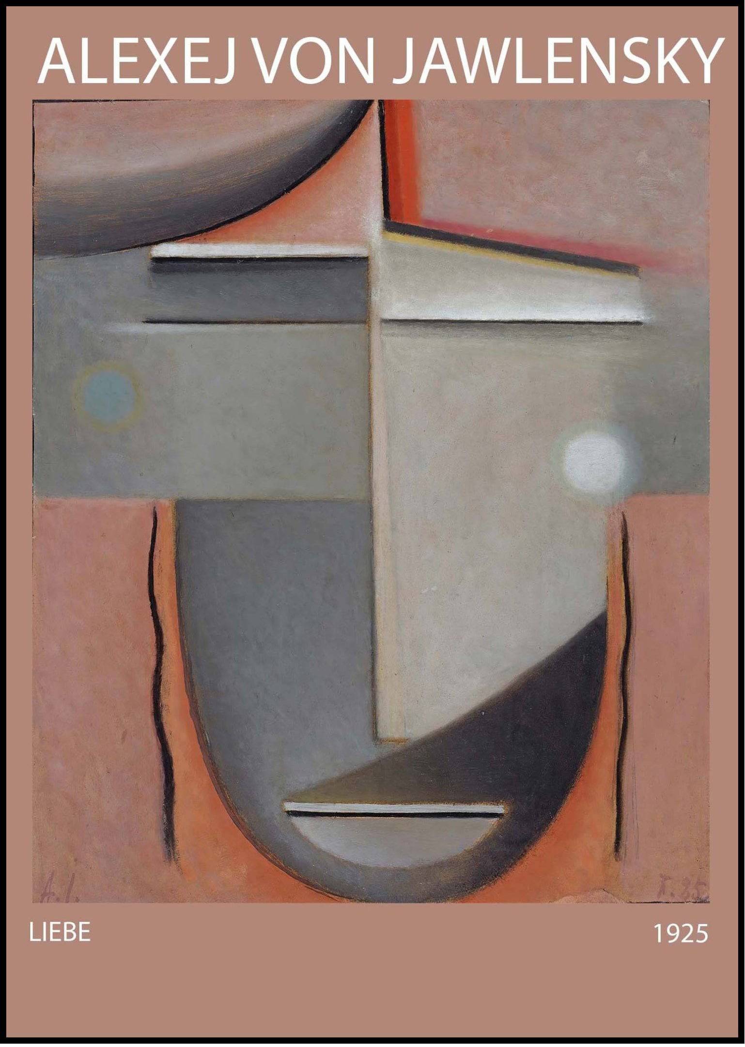 "Alexej von Jawlensky - Abstract Head Love Poster"