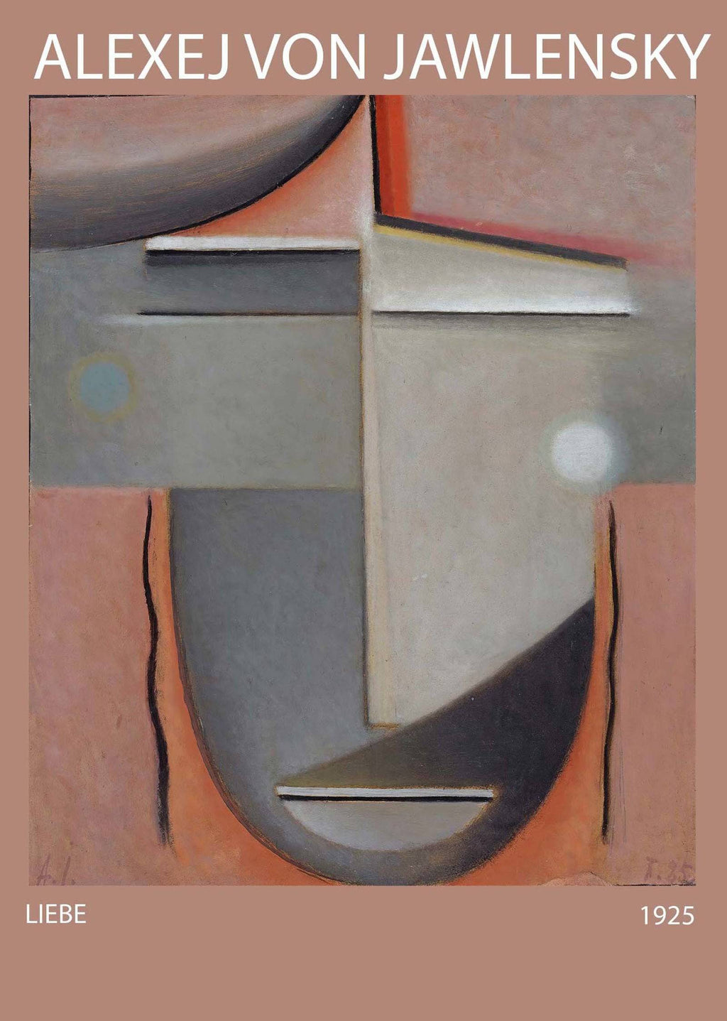 "Alexej von Jawlensky - Abstract Head Love Poster"