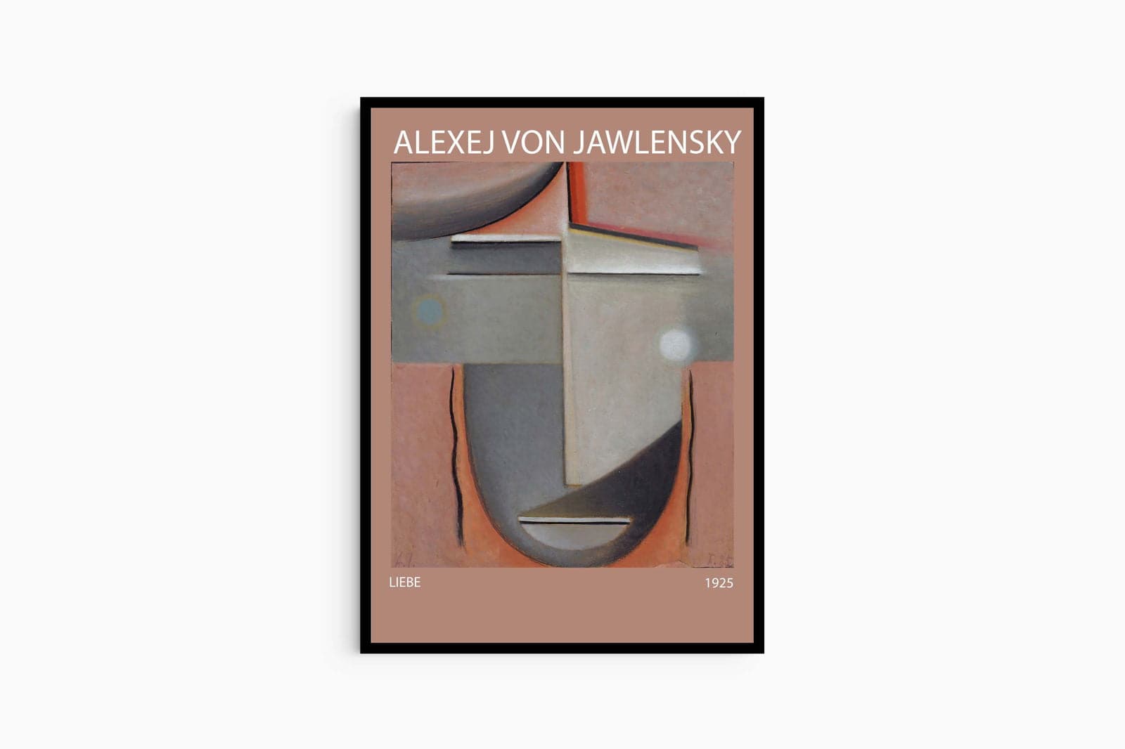"Alexej von Jawlensky - Abstract Head Love Poster"