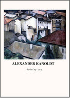 Karlsruhe, Berlin City by Alexander Kanoldt – Architectural Cityscape Art Print