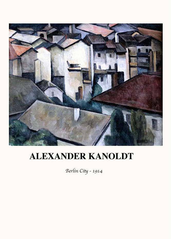 Alexander Kanoldt - Karlsruhe, Berlin City Poster
