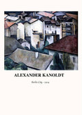 Karlsruhe, ville de Berlin par Alexander Kanoldt – Tirage d'art d'un paysage urbain architectural