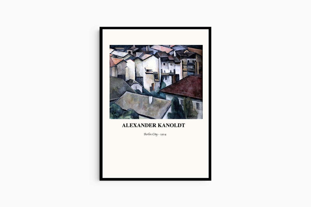 Alexander Kanoldt - Karlsruhe, Berlin City Poster
