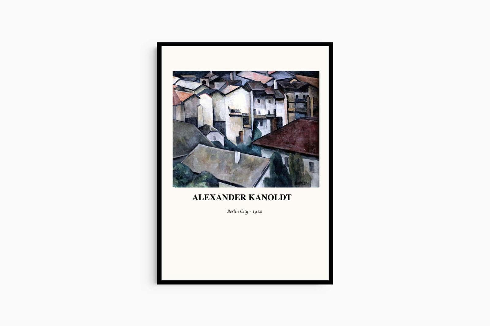 Alexander Kanoldt - Karlsruhe, Berlin City Poster