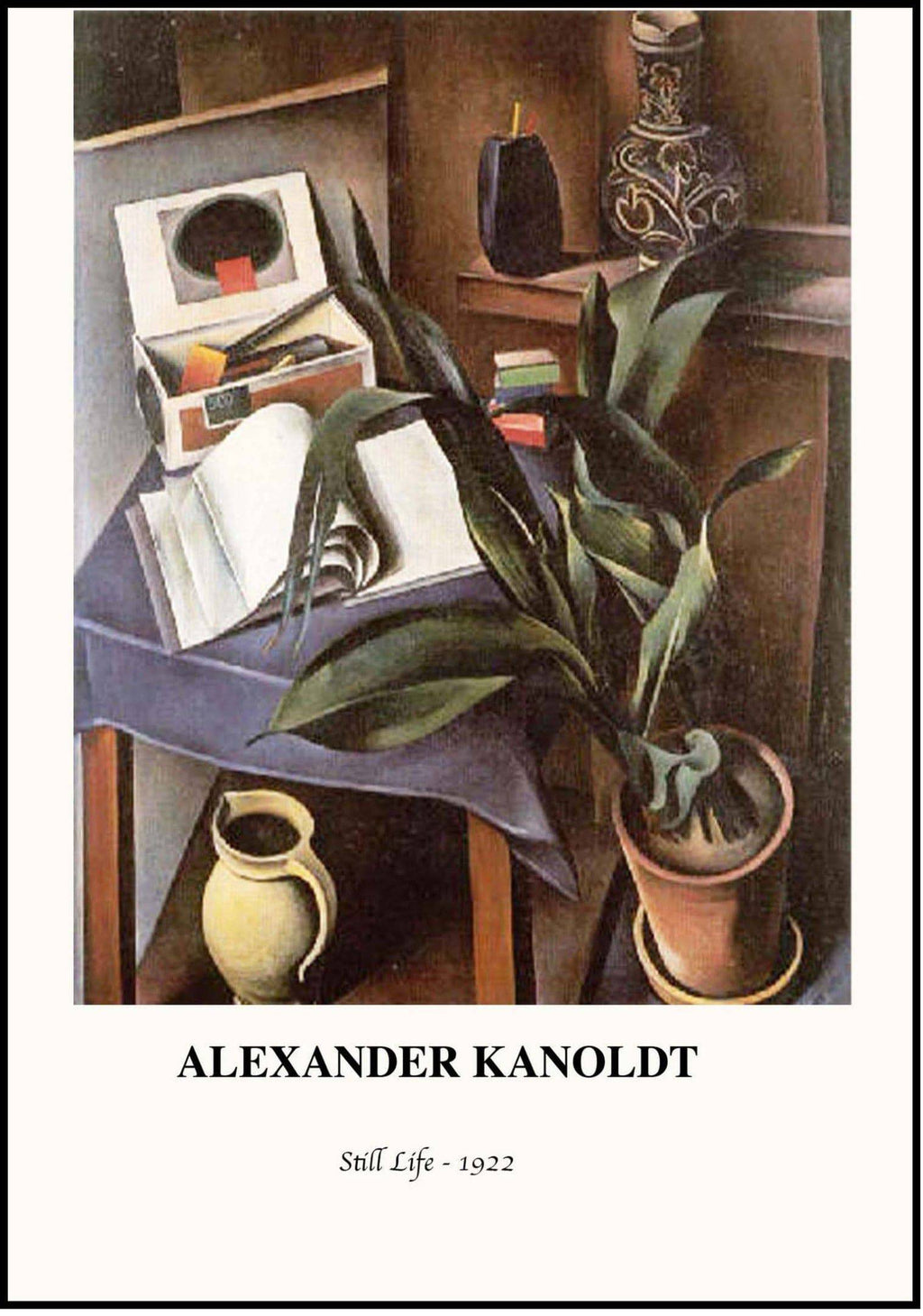 "Alexander Kanoldt - Still Life Poster"