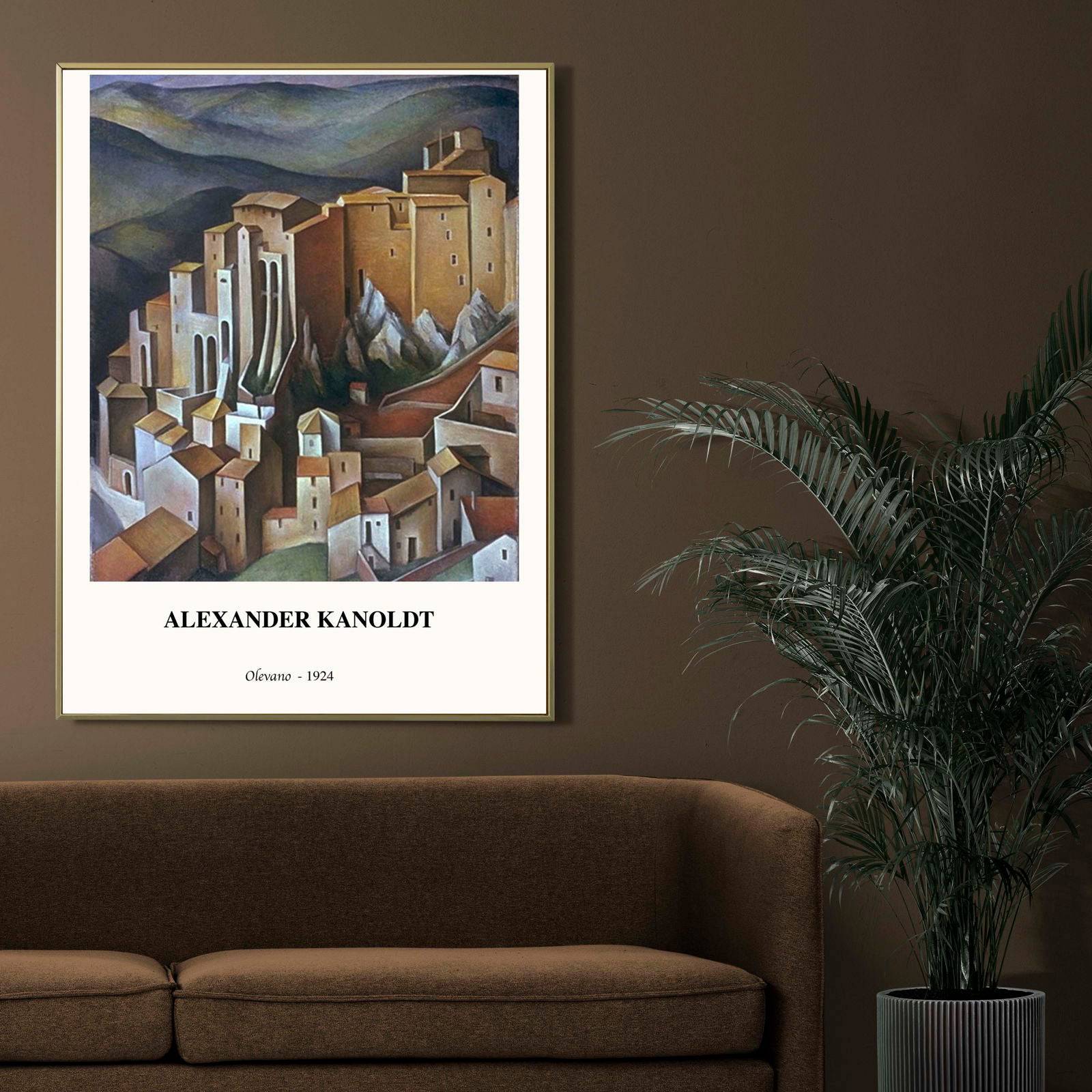 "Alexander Kanoldt - Olevano Poster"