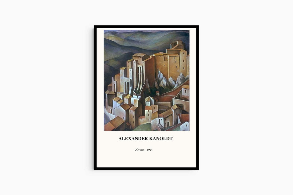 "Alexander Kanoldt - Olevano Poster"