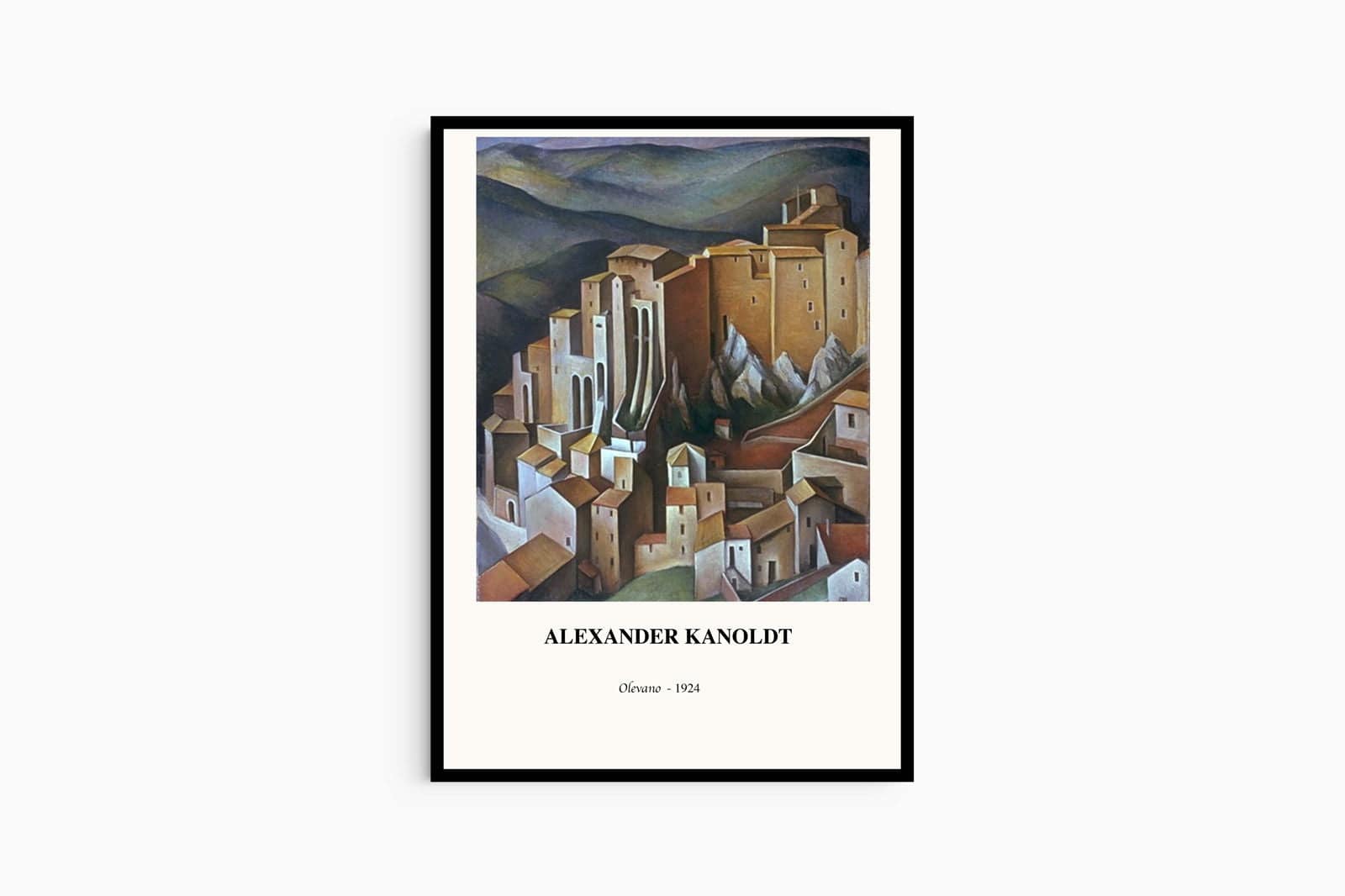 "Alexander Kanoldt - Olevano Poster"