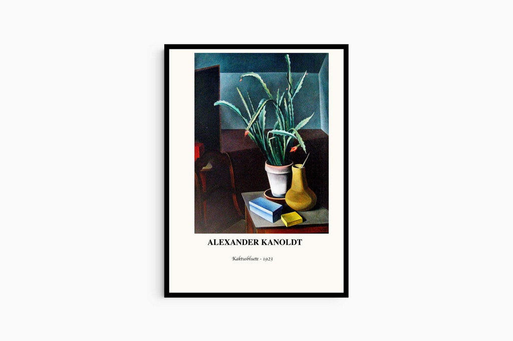 Alexander Kanoldt - Cactus Sill Life Poster