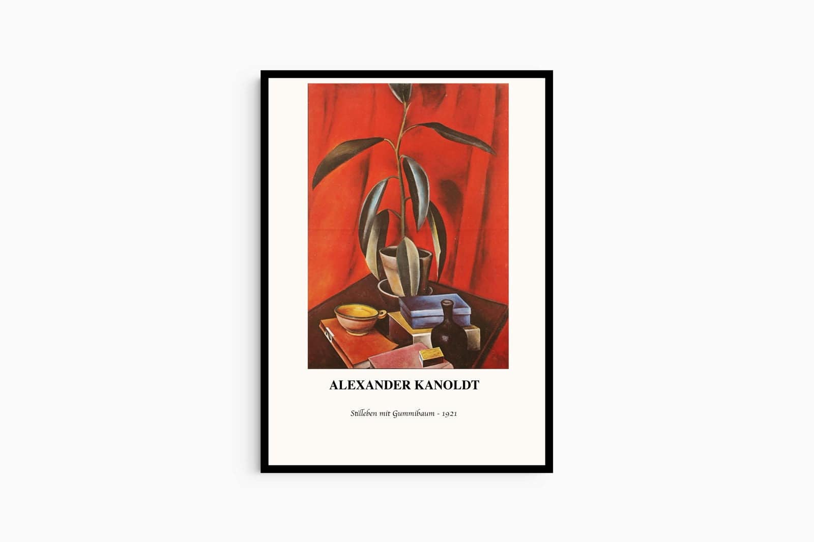 "Alexander Kanoldt - Still Life with Gum Tree Poster"