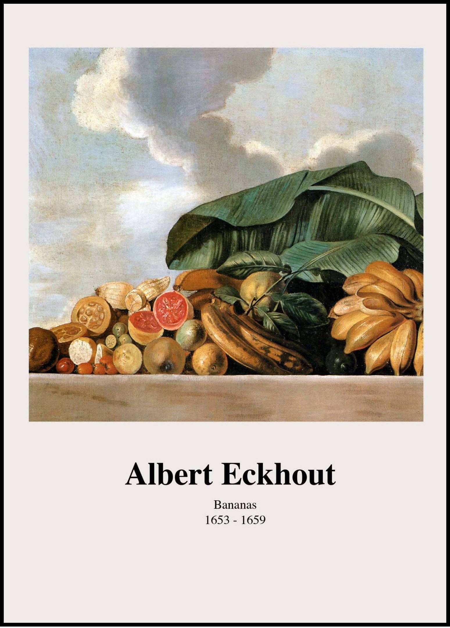 "Albert Eckhout - Bananas Poster"