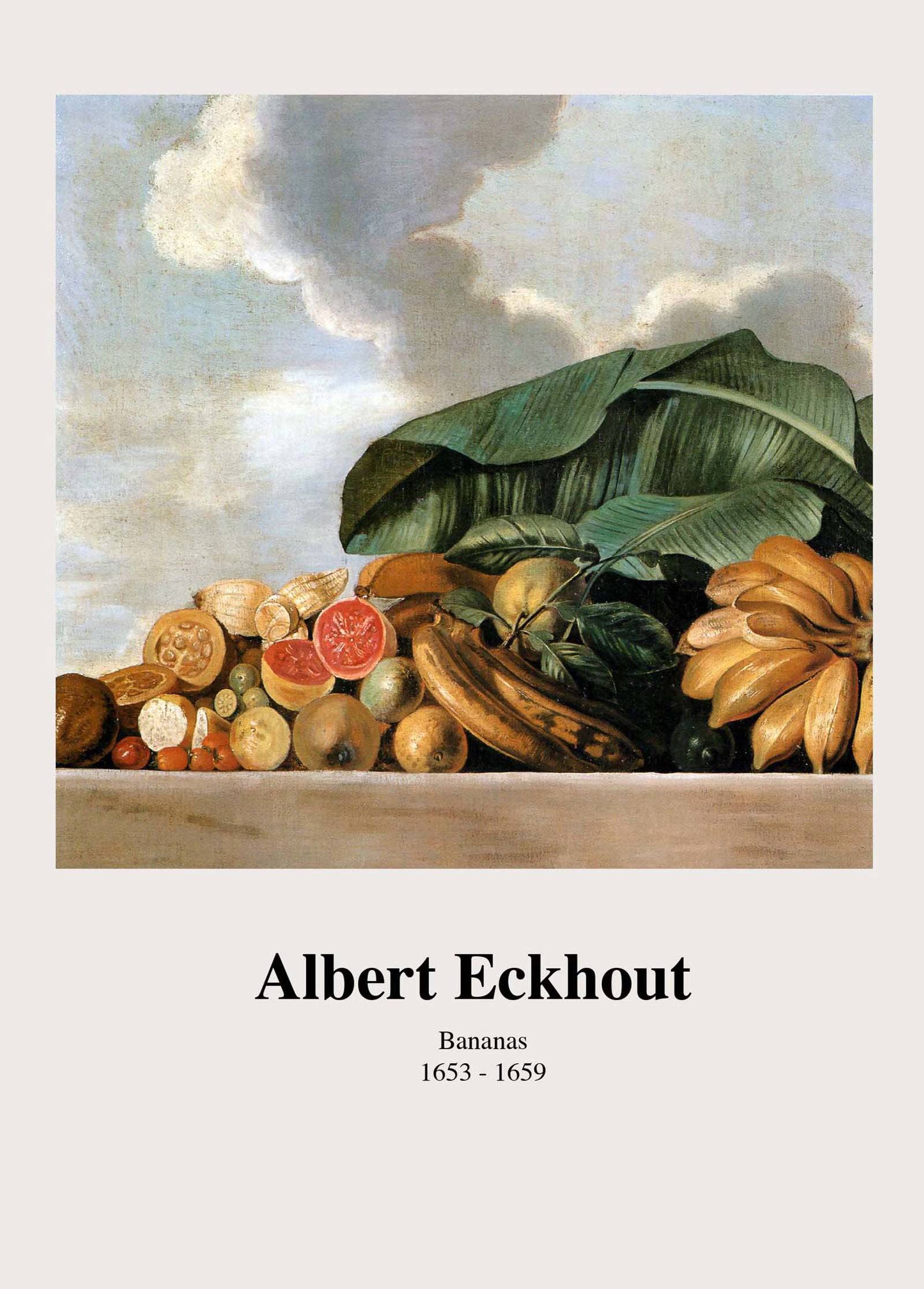 "Albert Eckhout - Bananas Poster"