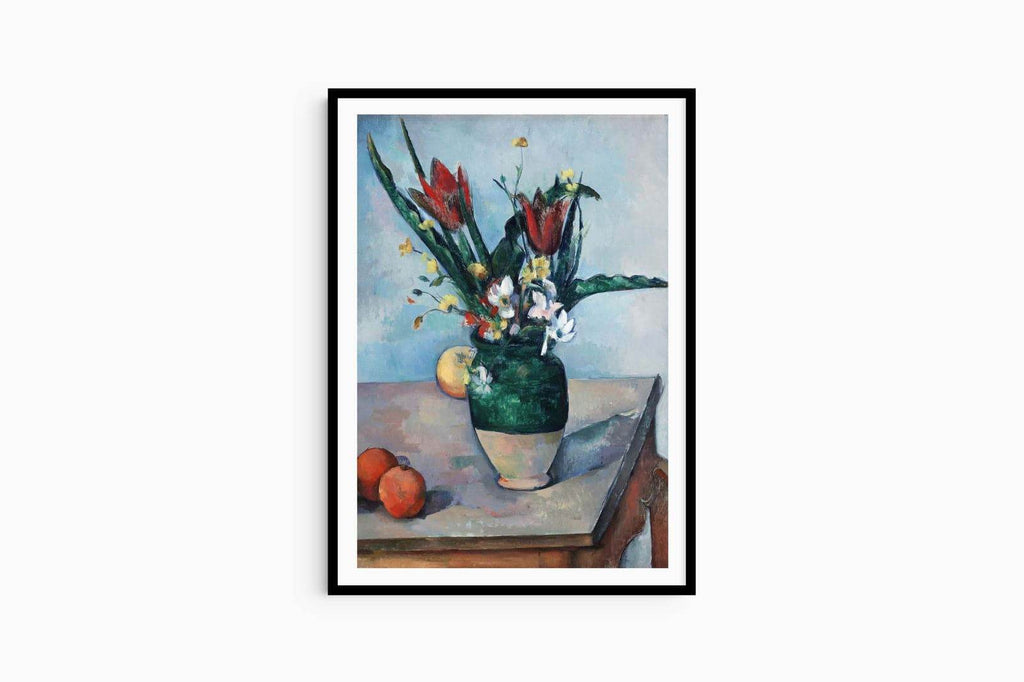 "Paul Cezanne - The Vase of Tulips - Hakyarts"
