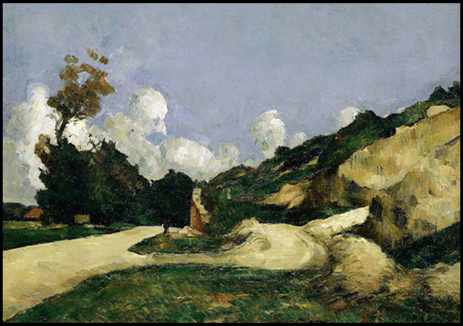 "Paul Cezanne - The Road - Hakyarts"