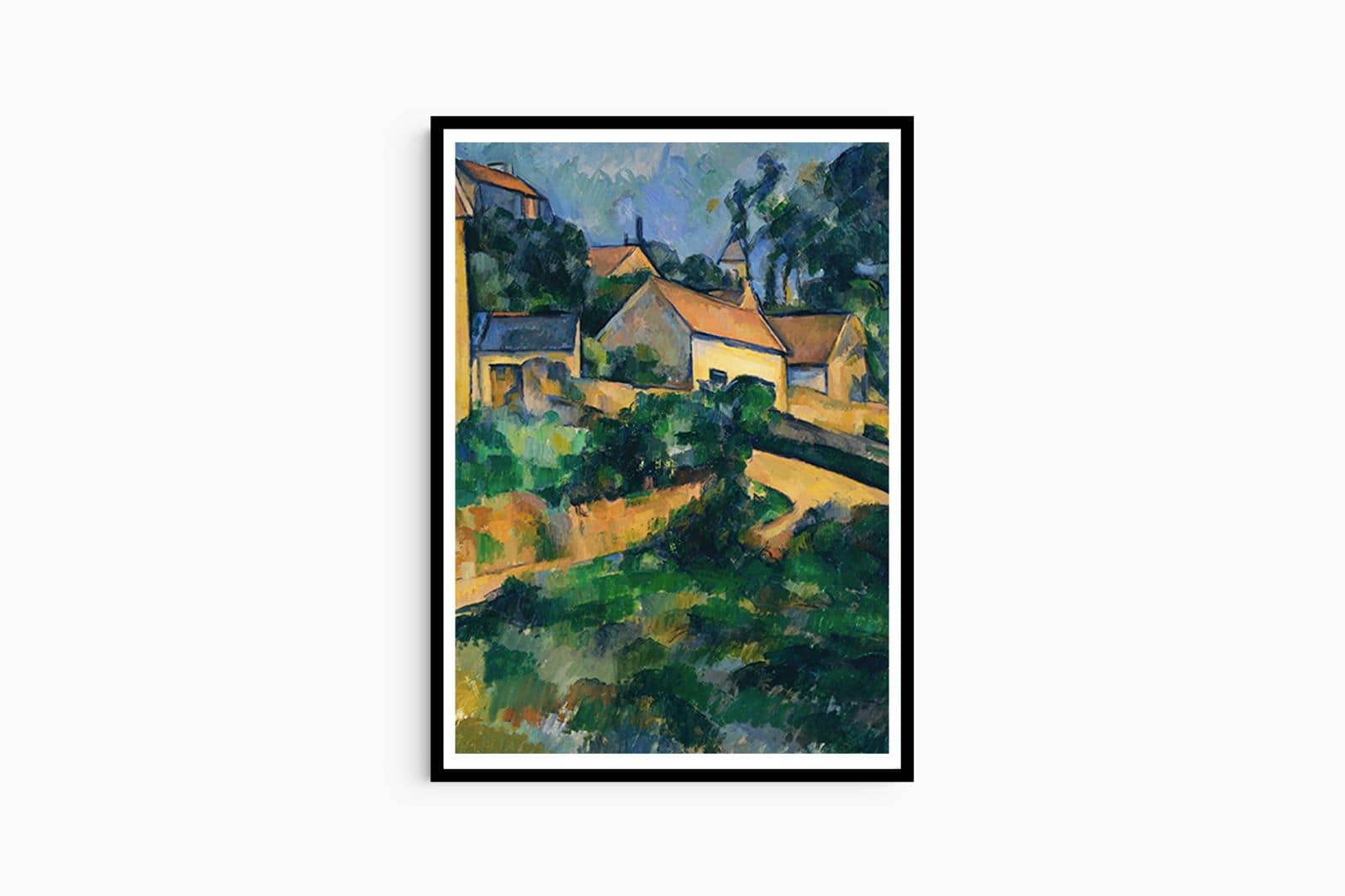 "Paul Cezanne - Turning Road at Montgeroult - Hakyarts"