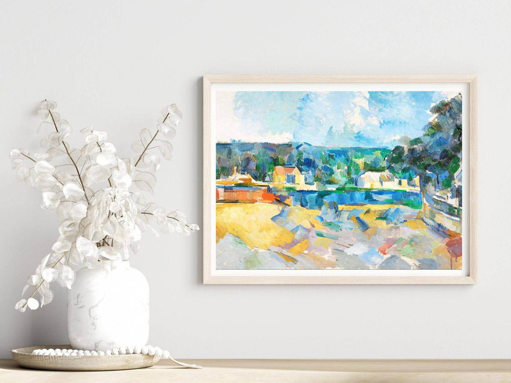 "Paul Cezanne - Au bord d'Une Rivi√®re - Hakyarts"