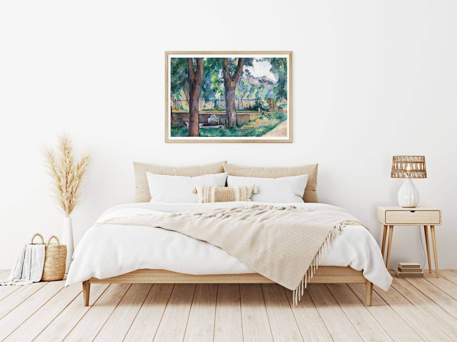 "Paul Cezanne - The Pool at Jas de Bouffan - Hakyarts"