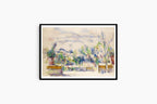 "Paul Cezanne - The Terrace at the Garden at Les Lauves - Hakyarts"
