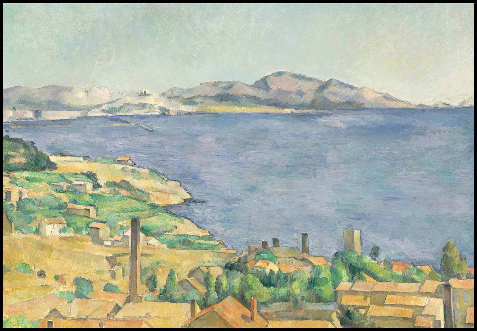 "Paul Cezanne - The Gulf of Marseilles Seen from L‚ÄôEstaque - Hakyarts"