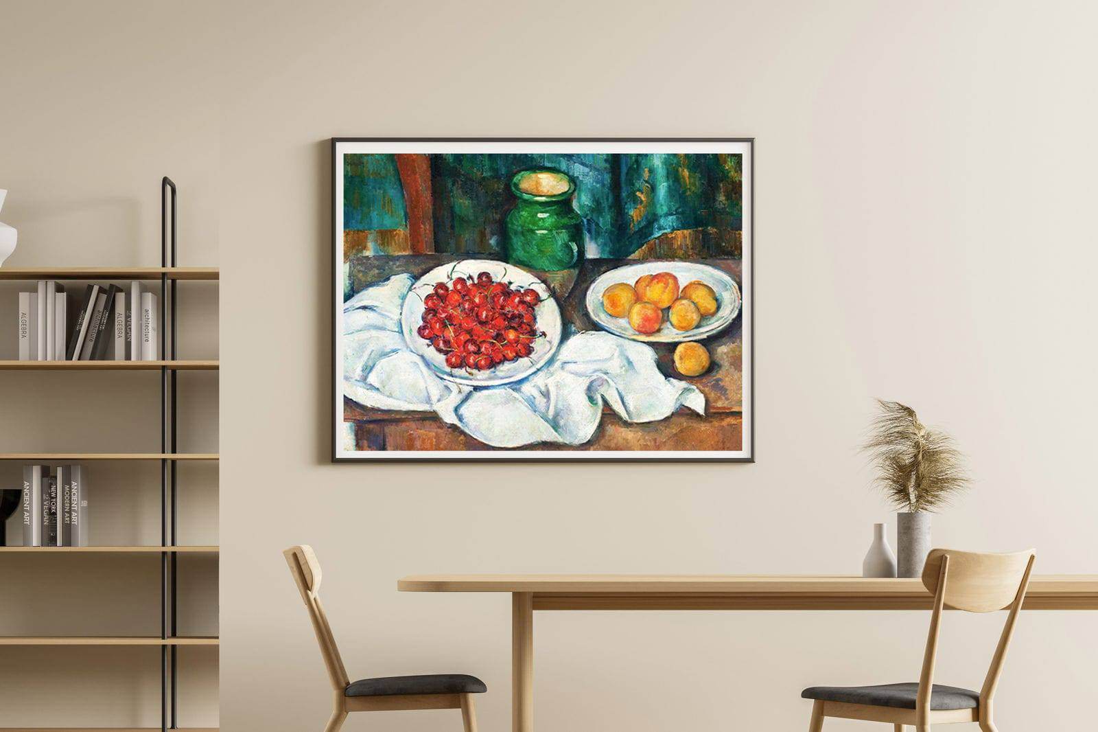 "Paul Cezanne - Still Life With Cherries And Peaches - Hakyarts"