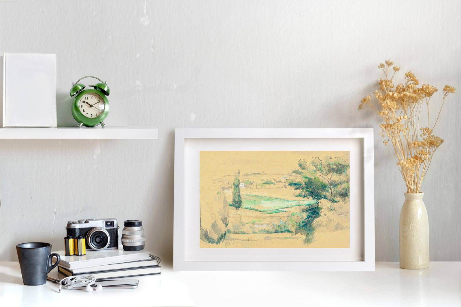 "Paul Cezanne - Paysage 'Environs de Melun' - Hakyarts"