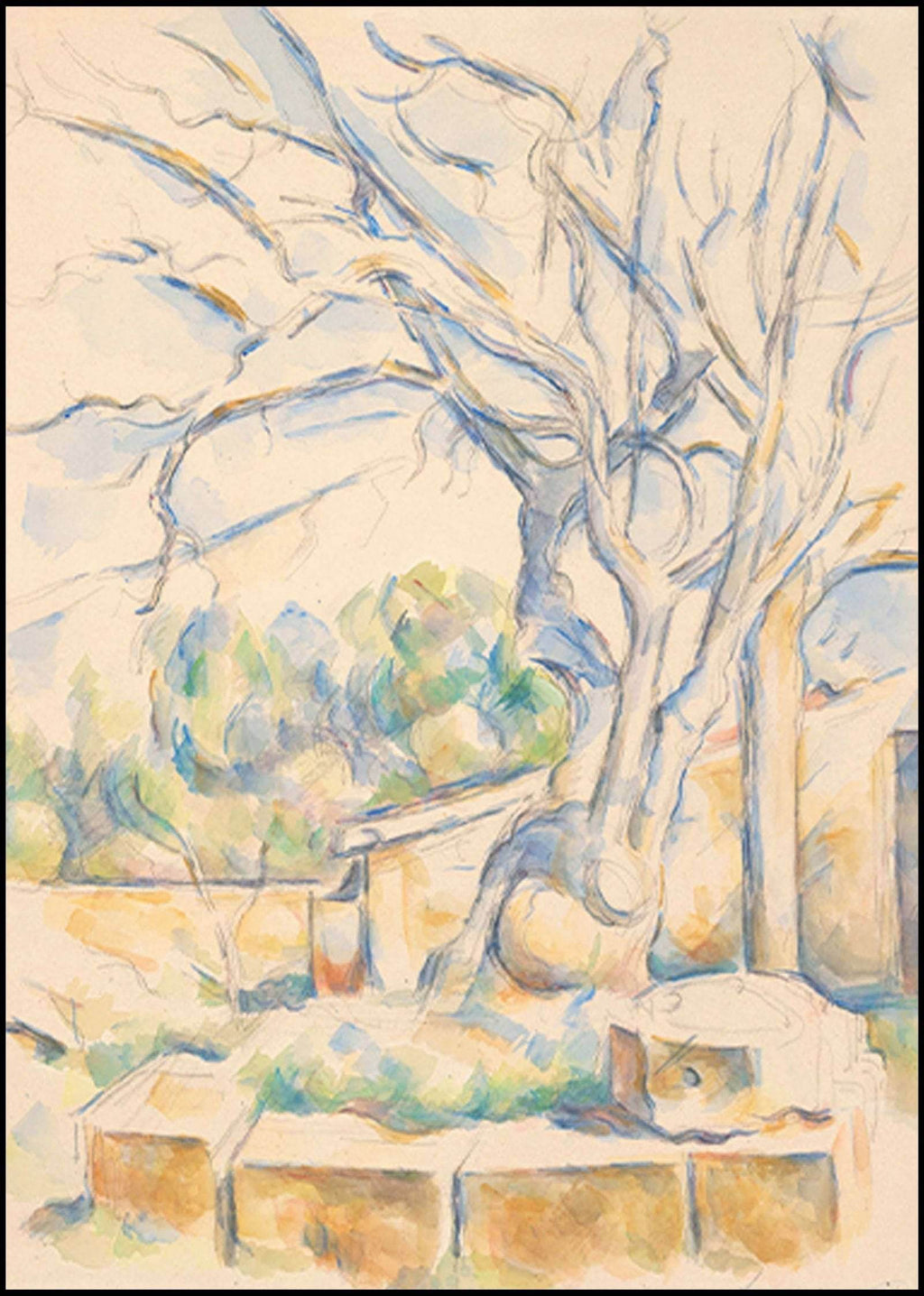 "Paul Cezanne - Pistachio Tree at ChaÃÇteau Noir - Hakyarts"