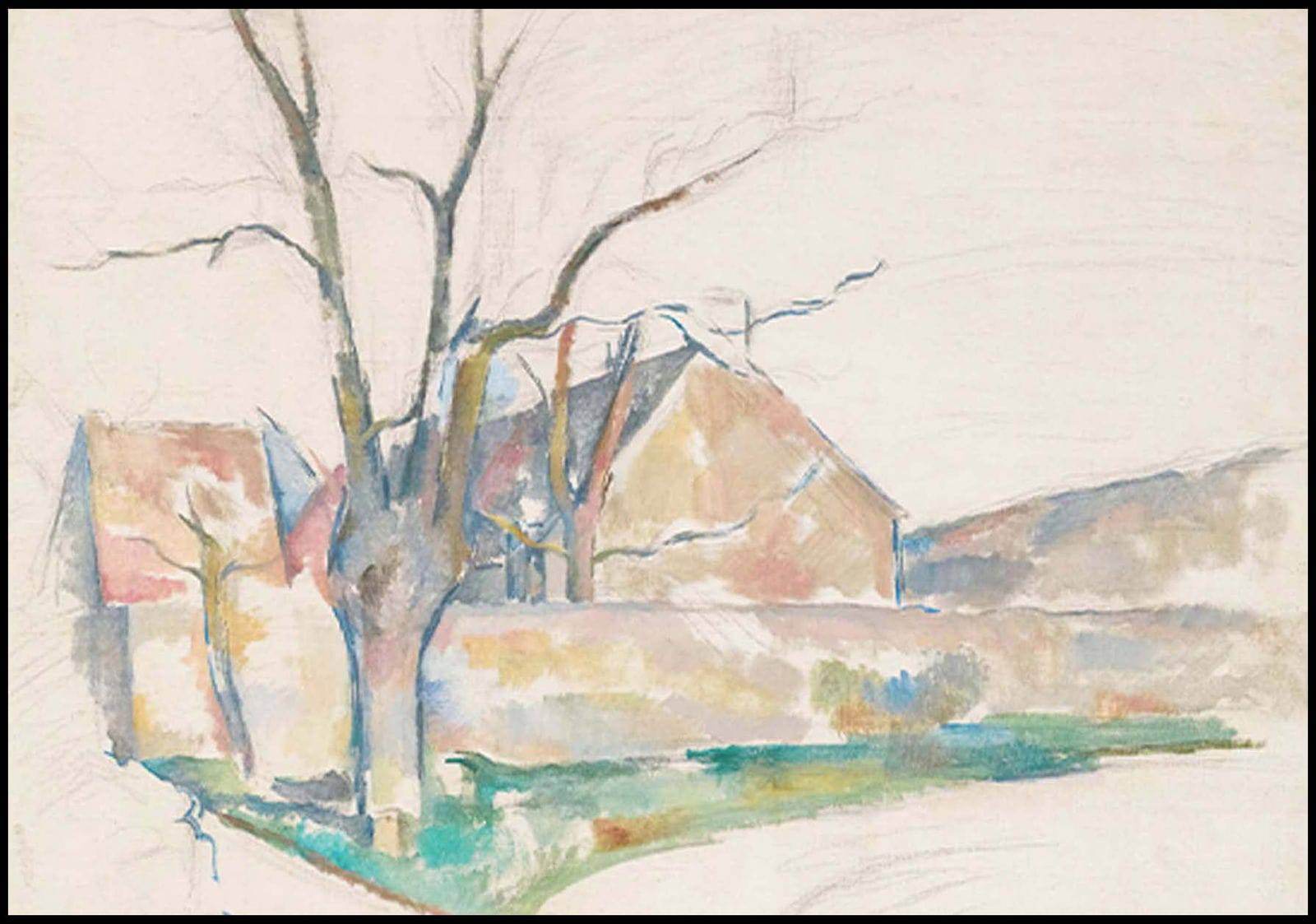 "Paul Cezanne - Winter Landscape - Hakyarts"