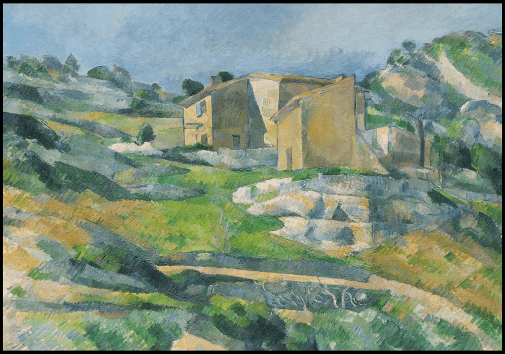 "Paul CŽzanne - Houses in Provence 'The Riaux Valley near L'Estaque' - Hakyarts"
