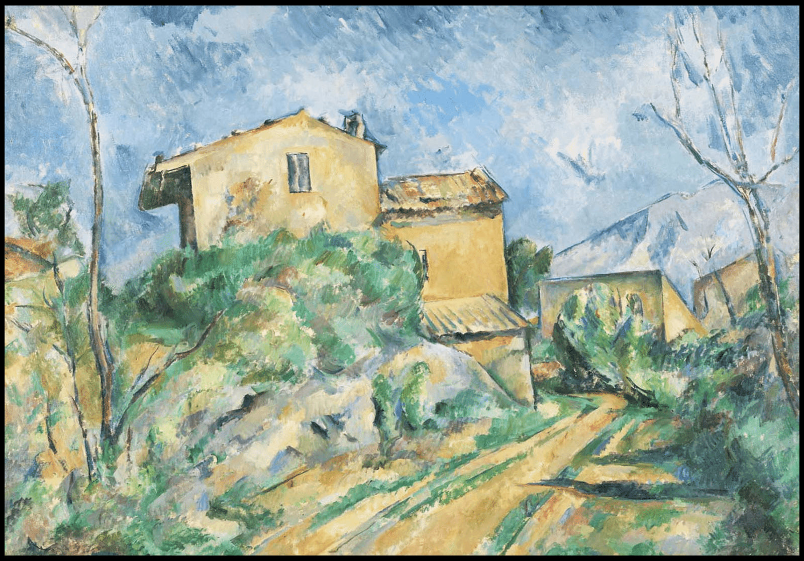 "Paul CŽzanne - La Maison Maria sur la route du Château Noir - Hakyarts"