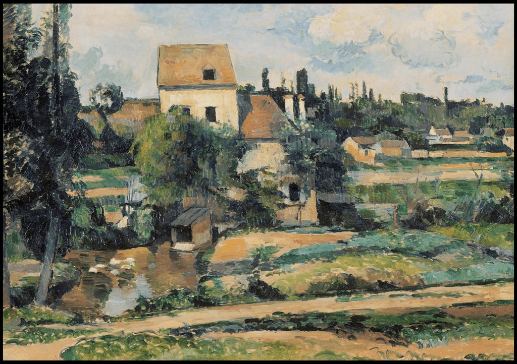 "Paul CŽzanne - Le Moulin sur la Couleuvre à Pontoise - Hakyarts"
