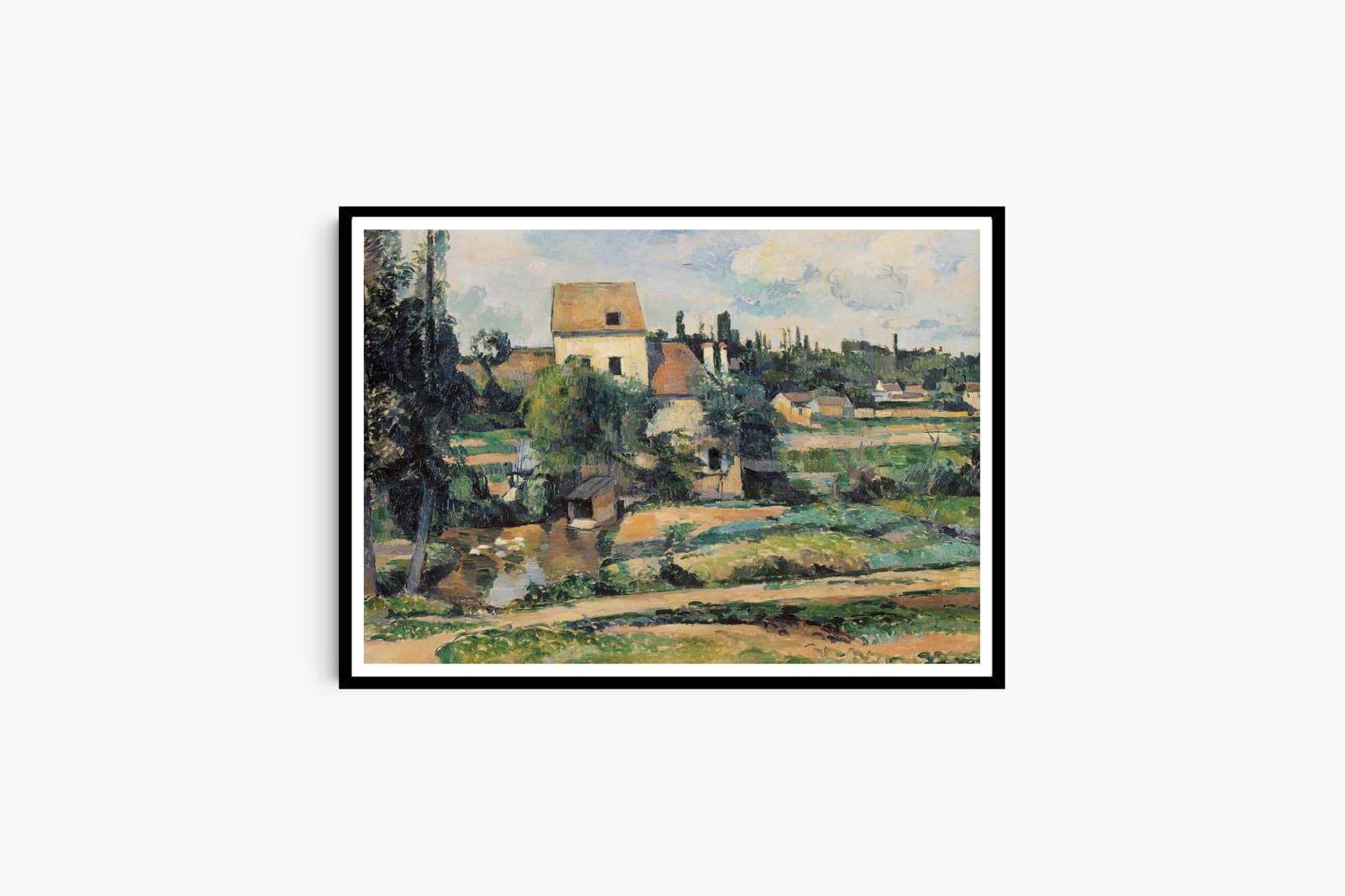 "Paul CŽzanne - Le Moulin sur la Couleuvre à Pontoise - Hakyarts"