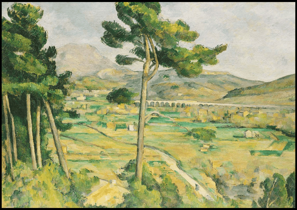 "Paul CŽzanne - Mont Sainte-Victoire and the Viaduct of the Arc River Valley - Hakyarts"