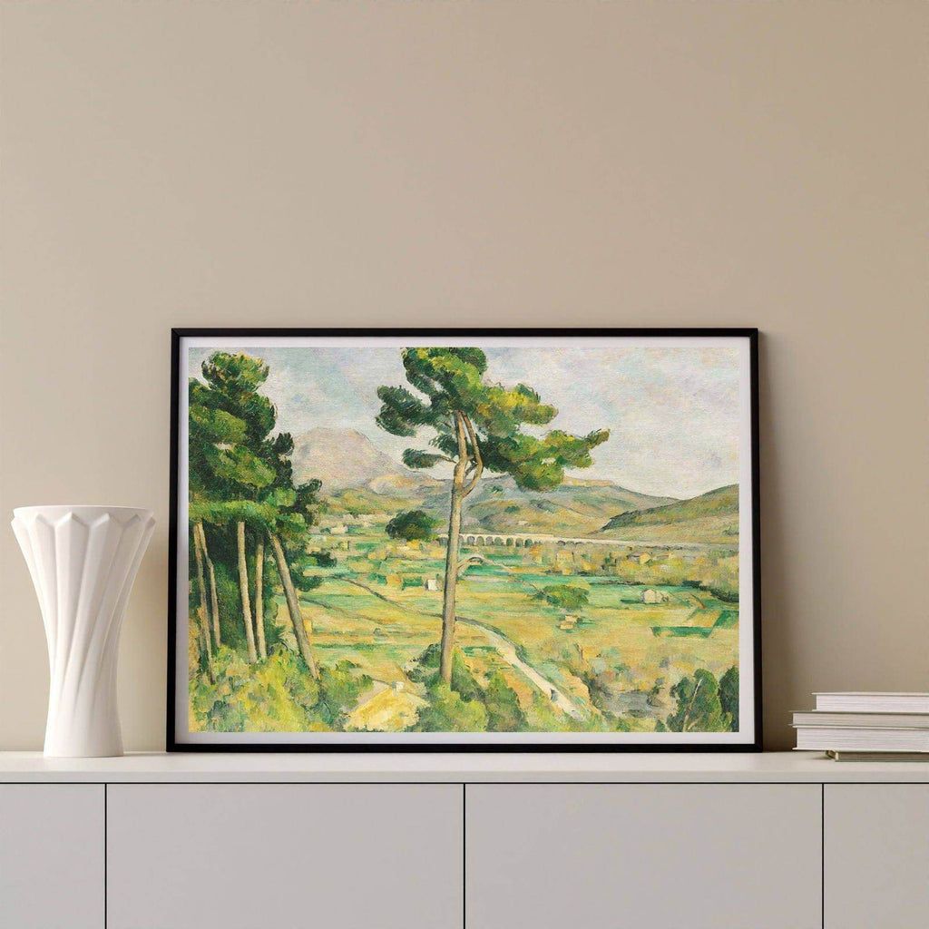"Paul CŽzanne - Mont Sainte-Victoire and the Viaduct of the Arc River Valley - Hakyarts"