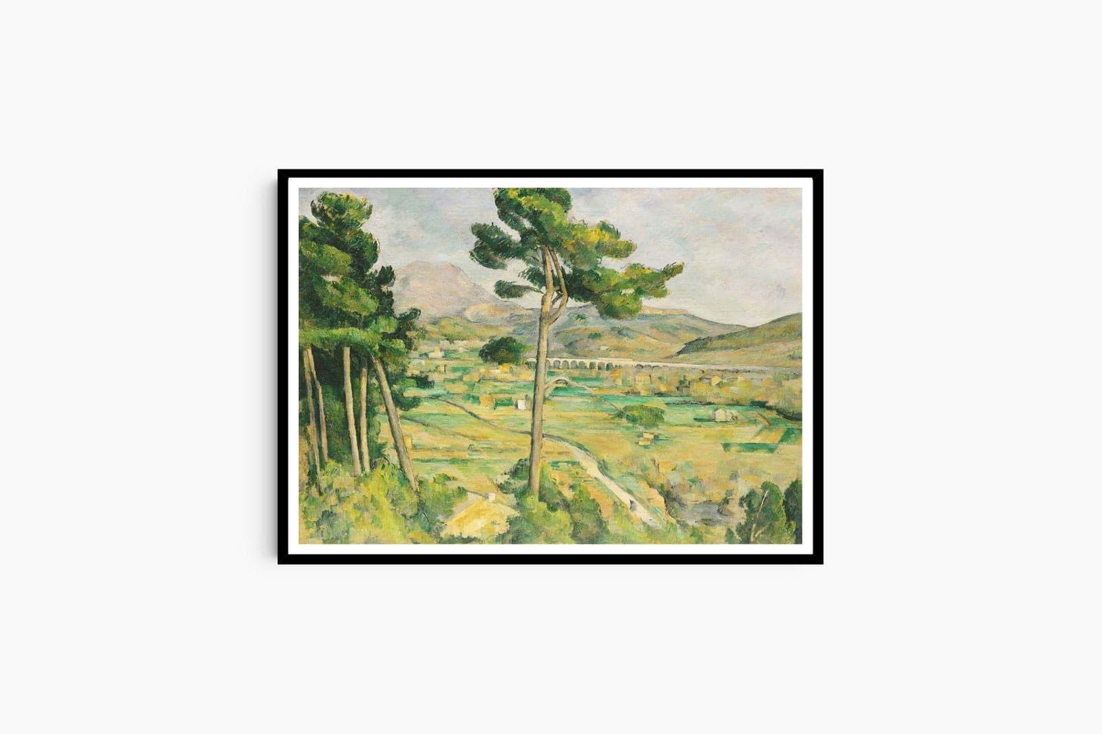 "Paul CŽzanne - Mont Sainte-Victoire and the Viaduct of the Arc River Valley - Hakyarts"