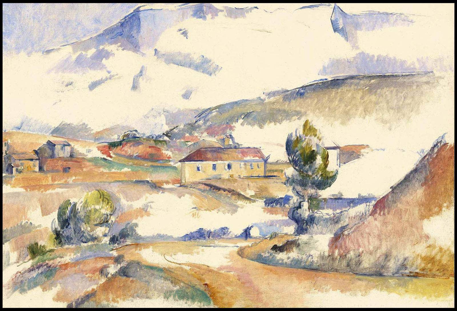 "Paul CŽzanne - Montagne Sainte-Victoire from near Gardanne - Hakyarts"