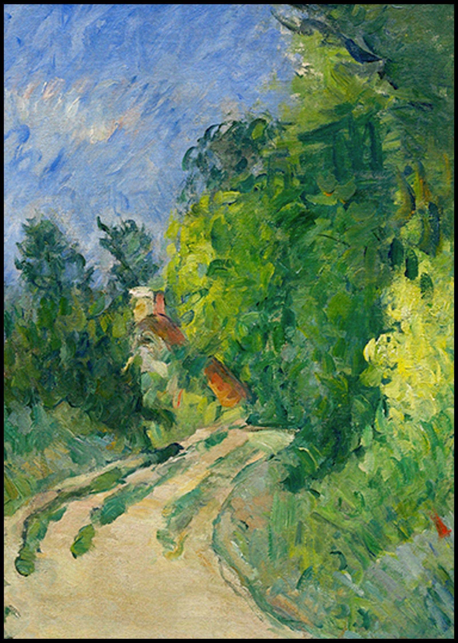 "Paul CŽzanne - La Route tournante en sous-bois - Hakyarts"
