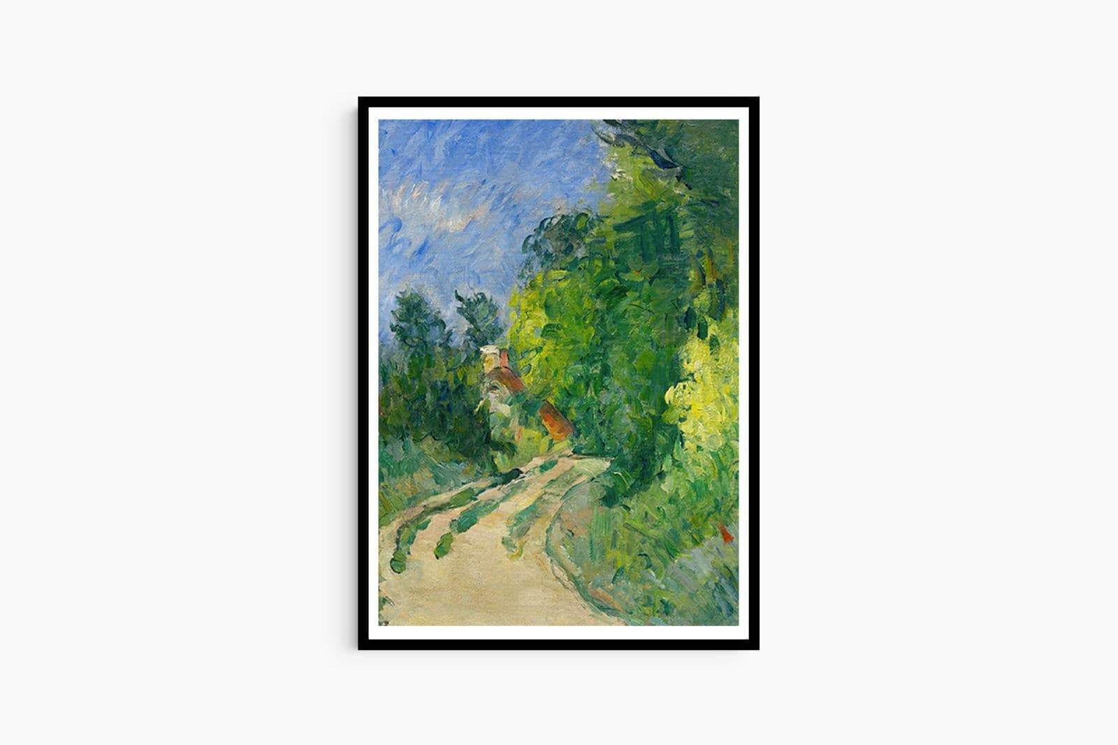 "Paul CŽzanne - La Route tournante en sous-bois - Hakyarts"